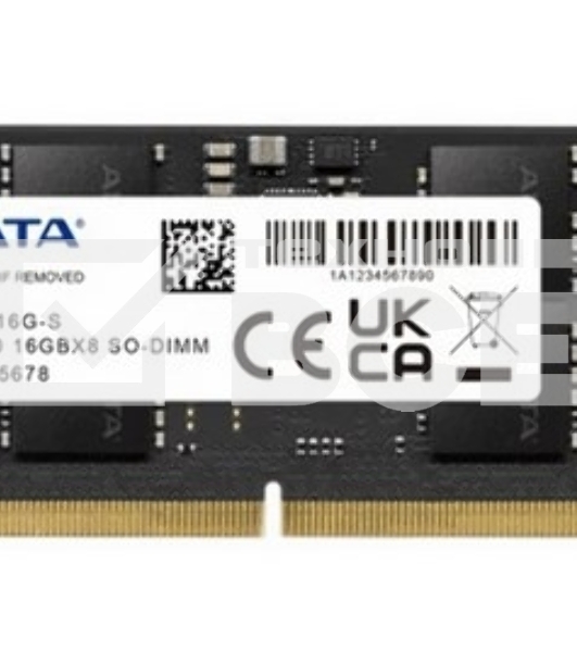 Оперативная память ADATA, DDR5, 16GB (1x16GB), 4800MHz, CL40, SODIMM