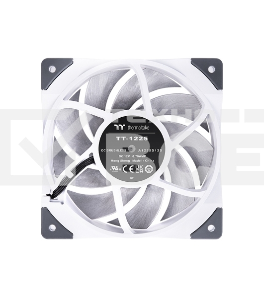 Вентилятор для корпуса Thermaltake TOUGHFAN 12 белый, 120 мм, 2000 об/мин, 22.3 дБ, 4 pin