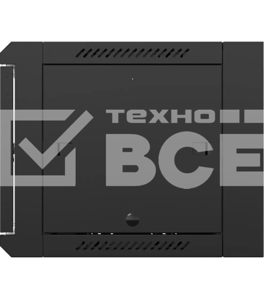 Шкаф коммутационный NTSS NTSS-W12U6045GS (NTSS-W12U6045GS-BL) настенный 12U 570x450мм пер.дв.стекл 60кг черный 350мм 22.2кг 220град. 635мм IP20 сталь