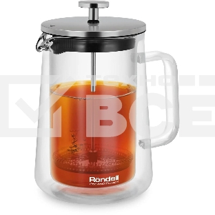 Френч-пресс с двойными стенками Rondell Calypso RDS-1822 1,0 л