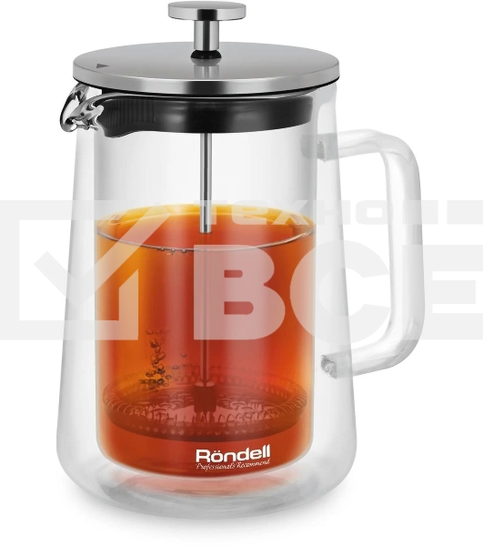 Френч-пресс с двойными стенками Rondell Calypso RDS-1822 1,0 л
