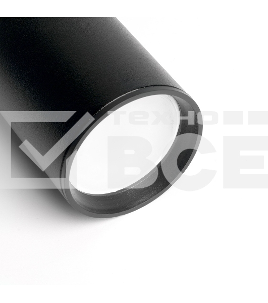 Светильник трековый на шинопровод Feron AL196 ДПО GU10 без лампы на подвесе черный