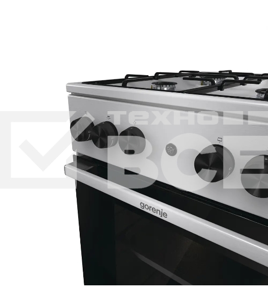 Плита газовая Gorenje GGI5A21XJ серебристый, конфорок 4 газовых, духовка 61 л, 50 см x 85 см x 59.4 см