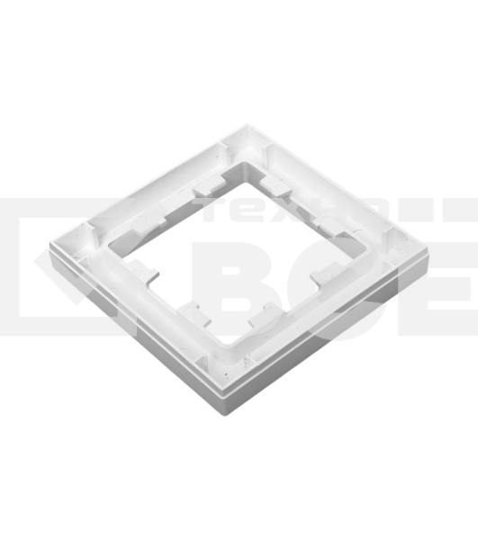 Рамка EKF 1-м Эпика пластик алюм., UP1-FPA-01