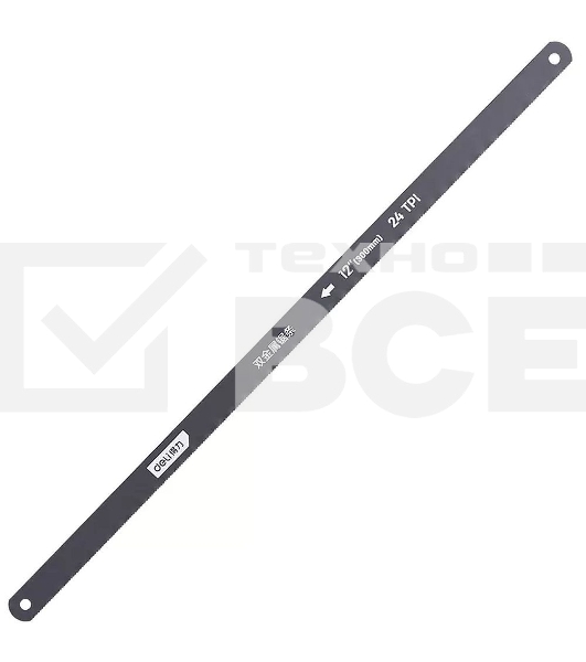 Набор полотен по металлу 5 шт Deli DL4673 (биметаллическое полотно 300мм, 24 TPI)