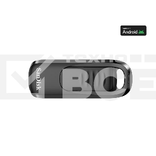 Флешка USB SanDisk Ultra Slider (SDCZ480-256G-G46), 256Gb, USB Type-C, R/W 400/70, черный