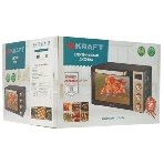 Мини-печь Kraft KF-MO 3506 KGLB (черный/золото) с дисплеем, фото2