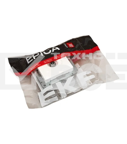 Механизм розетки TV EKF UP1-SOW-TV-3 оконечная, белый Эпика