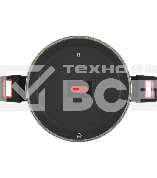 Сотейник Rondell Urban Pro RDA-1988 d=26см, (с крышкой) черный