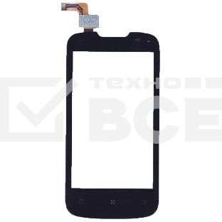 Сенсорное стекло (тачскрин) для Lenovo A690, черное