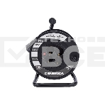 Удлинитель на катушке 4х30м 2P+PE 10А УК30 с термозащ. 3х1.0кв.мм GENERICA IEK WKP10-10-04-30-G, фото 1