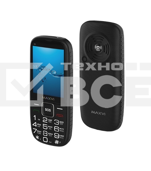 Мобильный телефон Maxvi B9 черный
