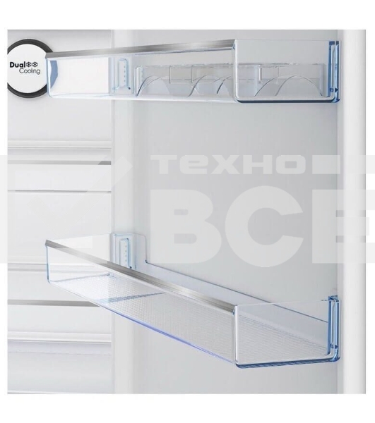 Холодильник Beko B1RCNK272W белый, двухкамерный 163/76л морозилка снизу