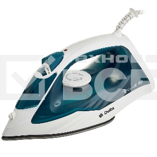 Утюг DELTA DL-153 белый с бирюзовым