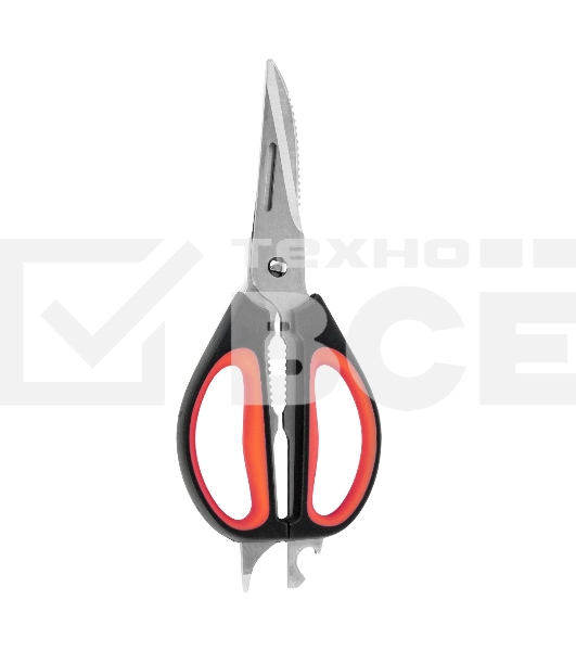 Ножницы LARA LR05-94 BLISTER 24,5 см 8 в 1 прорезиненные ручки, сверхострая заточка, нержавеющая сталь