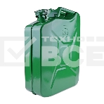 Канистра топливная AVS VJM-20 металлическая вертикальная 20 Л (зеленая), фото3