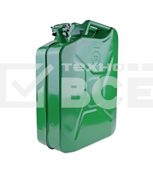 Канистра топливная AVS VJM-20 металлическая вертикальная 20 Л (зеленая)