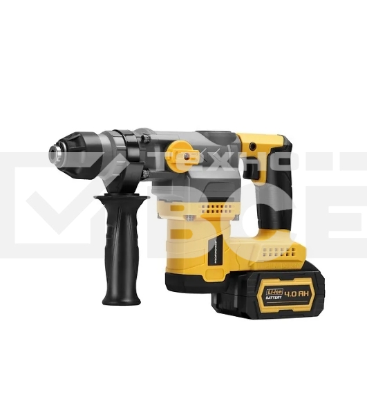 Перфоратор беcщеточный ProfiPower DWDHR-18V(Li-ion-1шт, 4.0А·ч, 2,2Дж, 2 режима, З/У, кейс)