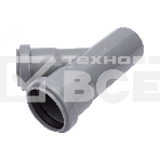 Тройник канализационный Политэк 45 град. 50 х 40 205445, фото2