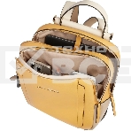 Рюкзак женский Piquadro Circle CA5566W92/GBE шафрановый/бежевый кожа, фото2