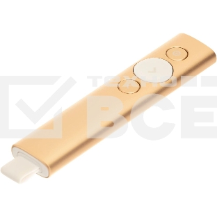 Презентер беспроводной Logitech Spotlight золотистый, радиоканал, USB, кнопки - 3