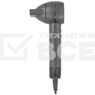 Фен Itel IHD-73 серый, 1300 Вт, компактный, ионизация