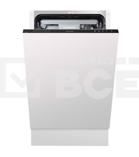 Встраиваемая посудомоечная машина Maunfeld MLP-08IM, черный, 44.8 см, 10 компл., 47 дБ, класс A++