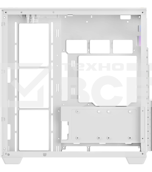Корпус Ocypus Delta C74 ARGB White, Midi-Tower, белый, 2 x 120 мм