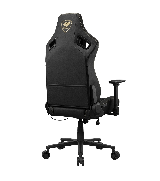 Кресло Cougar Defensor Gold F черный/золотой, ткань