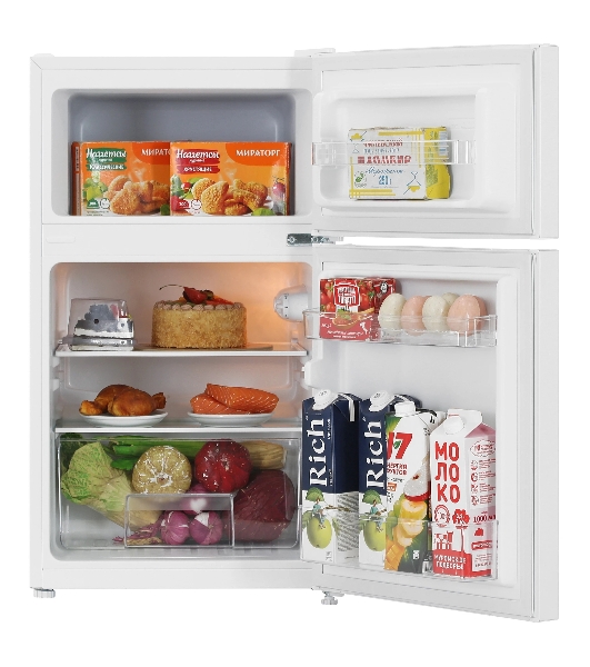 Холодильник Nord NT 90 W белый двухкамерный 61/25 л морозилка сверху, капельная система