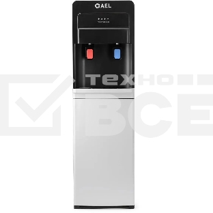 Кулер AEL LD-AEL-805a напольный электронный черный/белый