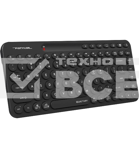 Клавиатура A4Tech Fstyler FBK36C AS беспроводная, USB, Bluetooth/Радиоканал, черный