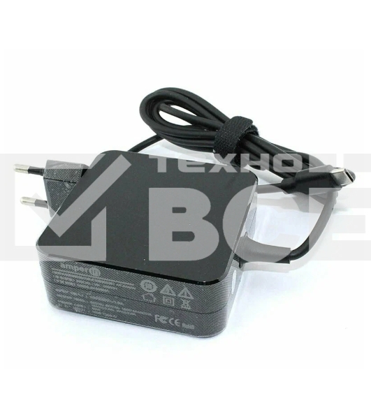 Блок питания (сетевой адаптер) Amperin USB-C (YDS-TC065-011PK) 65W, черный