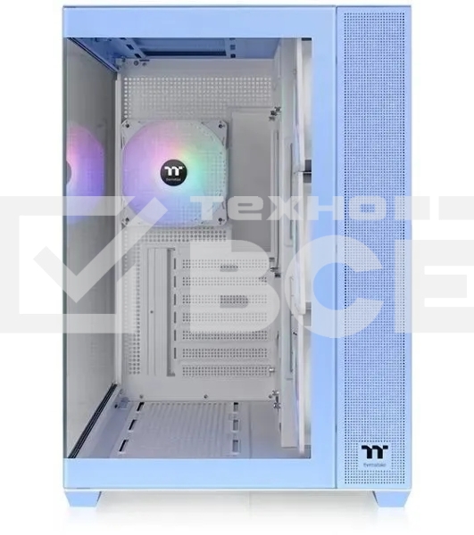 Компьютерный корпус Thermaltake View 380 TG ARGB синий без БП ATX 6x120mm 2x140mm 1x200mm 2xUSB3.0 audio bott PSU