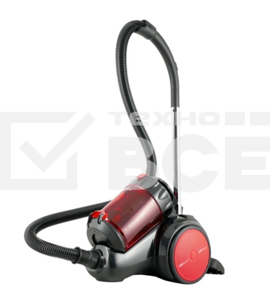 Пылесос Centek CT-2524 черный/красный, 420/2300 Вт, уборка сухая, пылесборник контейнер, 2 л