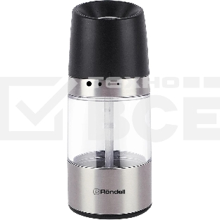 Мельница для соли и перца Rondell Piquant RD-1106, черный