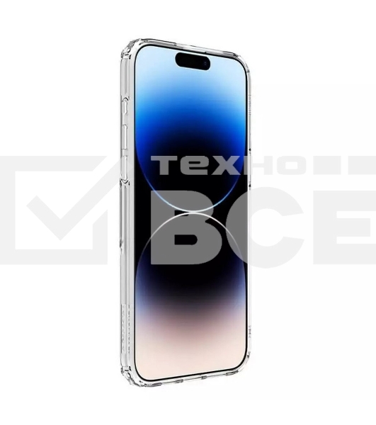 Чехол Nature TPU Pro Magnetic Case, белый, (AP IP15 Pro Max)
