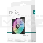 Вентилятор для корпуса DEEPCOOL FD12 черный, 120 мм, 2050 об/мин, 26.9 дБ, 4 pin, фото2