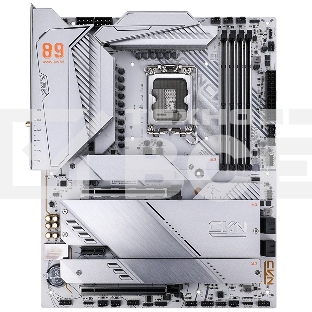 Материнская плата Colorful CVN Z890 ARK FROZEN V20, LGA 1851, Intel Z890, 4xDDR5, 5xM.2, 4xSATA, 2xPCIe 5.0 x16, 1xPCIe 4.0 x1, 1xHDMI, 1xDP, 1x 2.5Gb LAN, 6xUSB-A 3.2 Gen 1, 2xUSB-A 3.2 Gen 2, 1xUSB-C 3.2 Gen 2, 1xUSB-C 3.2 Gen 2x2, 3x3.5 мм, 7.1, ATX