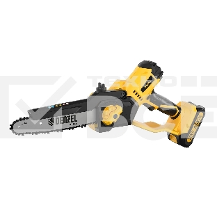 Цепная мини-пила аккумуляторная бесщеточная Denzel СCS-200BL, шина 200 мм, Li-Ion, 20В 58653