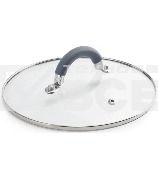 Кастрюля LARA LR02-483 BELL 22x12,5 см, 4,7 л, нержавеющая сталь 316L (хром/никель/молибден), индукционное дно, силиконовая ручка, стеклянная крышка