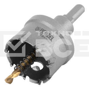 Коронка по металлу Denzel твердосплавная, 47 мм