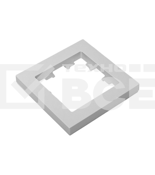 Рамка EKF 1-м Эпика пластик алюм., UP1-FPA-01