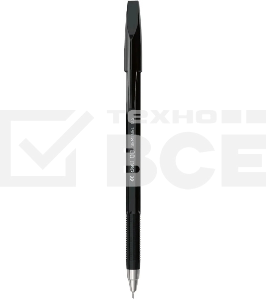 Набор ручек шариковых Deli Think EQ8-BK, черные чернила (12шт), линия 0.5мм