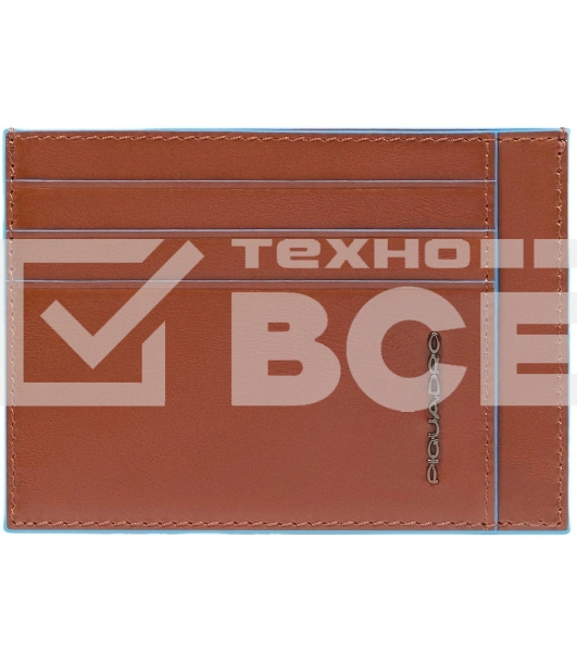 Чехол для кредитных карт Piquadro Blue Square PP2762B2R/M каштановый натур.кожа
