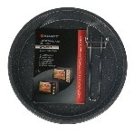 Мини-печь Kraft KF-MO 3506 KGLB (черный/золото) с дисплеем, фото3
