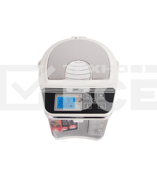 Термопот Mystery MTP-2442 4.5л. 700Вт серебристый/белый