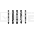 Набор бит Denzel SL9/32'x2', 5 шт., фото 1