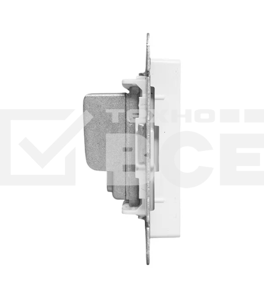 Механизм розетки TV EKF UP1-SOW-TV-3 оконечная, белый Эпика