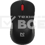 Мышь беспроводная Defender Bit MB-205 черный, 1200 dpi, радиоканал, USB, кнопки - 3, фото 1